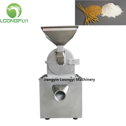 Plastic jujube hammer mill herb grinder machine