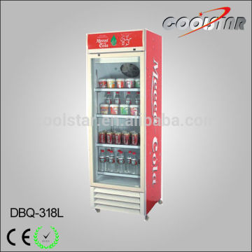 Commercial use vertical beverage cooling displayer