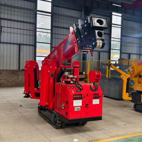 Миниатюрный 3-тонный складной гусеничный кран Spider Crane