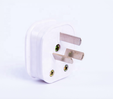 10a 220V Electrical American to World Plug Converter - White USA Universal International Travel Power Adapter