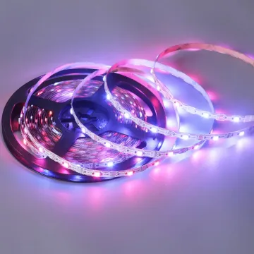 WS2815 RGB S-Shaped Flexible LED Strip Lights - 12 Volt