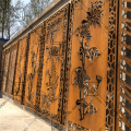 Decorative outdoor wall panel