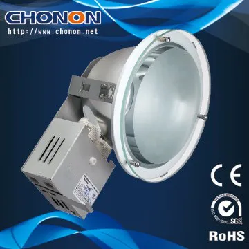Low cost 2xPLC26W 8\'\' recessed downlight with glass