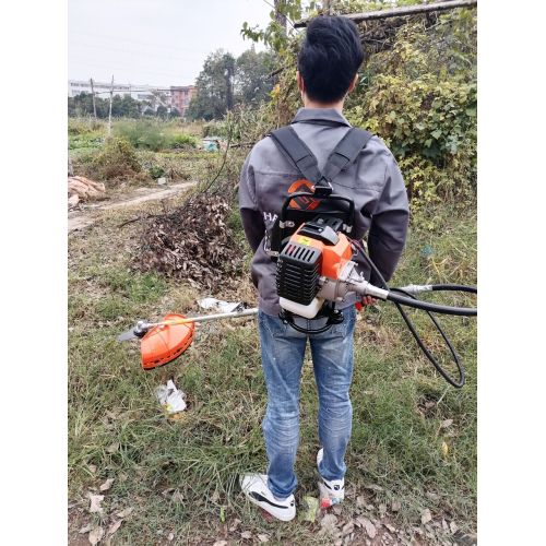 52cc backpack 2 stroke brush cutter grass trimmer