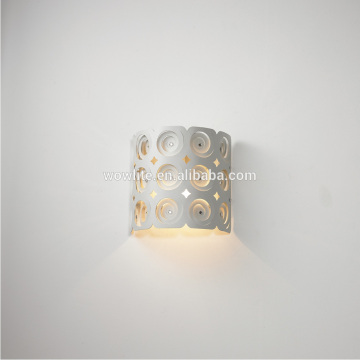 1 Light Modern iron wall lamp B1479-1WH