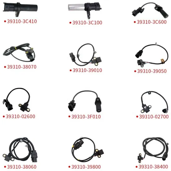 High-Quality OEM Crankshaft Sensors for Hyundai and Kia Vehicles: 39310-3l205, 39310-02700, 39310-3c410, 39310-3c100, 39310-39800