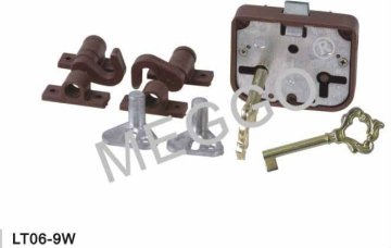 LT06-9W Wooden Desk Drawer lock