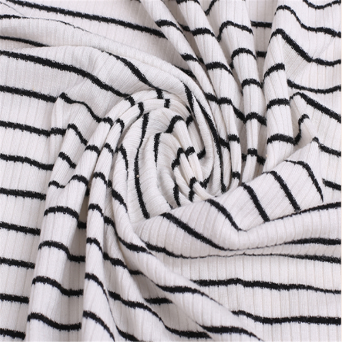 Zebrastreifen Rippenstrickstoffe für Kinder Kleidungsstücke