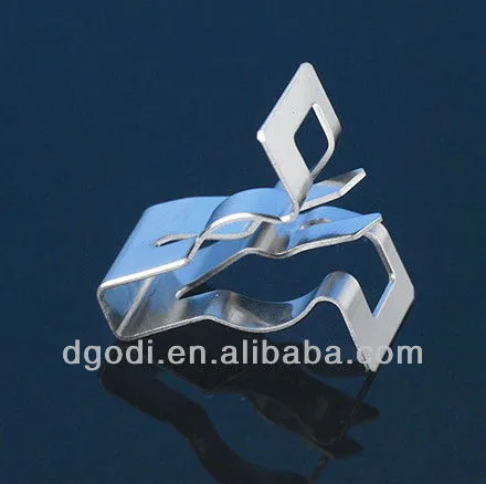 small spring steel stamping retention clip
