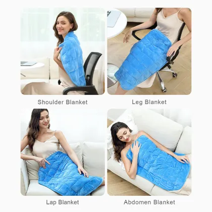 2023 Trending Customizable Weighted Sleep Lap Blanket: Blue Tie Dye Calm Weighted Blankets for Adult Therapy