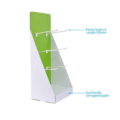 APEX Table Plastic Hooks Pop Up Cardboard Display