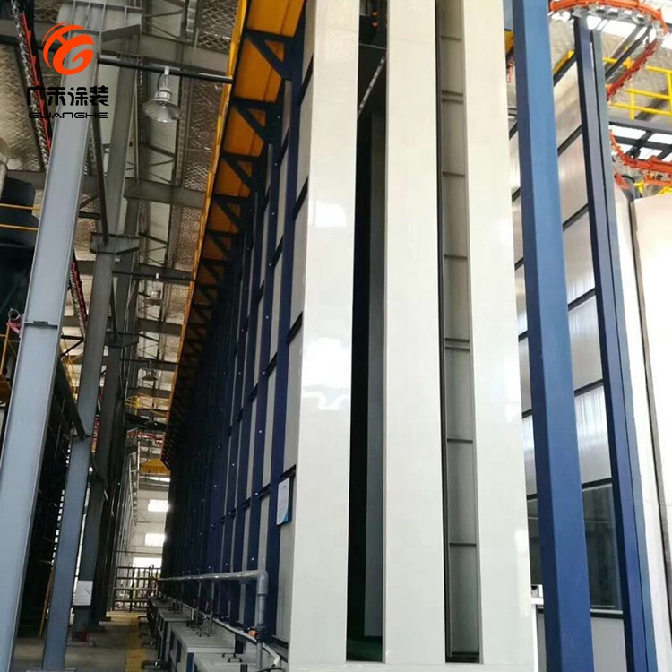 Aluminum Profile Automatic Powder Coating Booth