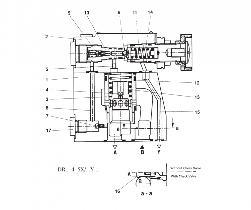 Dr10 파일럿 작동 압력 감소 밸브, 고품질 Dr10 파일럿 작동 압력 감소 밸브