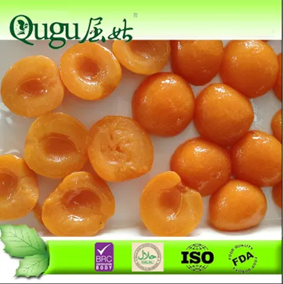 2016 Canned apricots halves