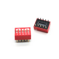 35PCS/LOT Dip Switch Kit 1 2 3 4 5 6 8 Way 2.54mm Toggle Switch Red Snap Switches Mixed Kit Each 5PCS Combination Set In Box