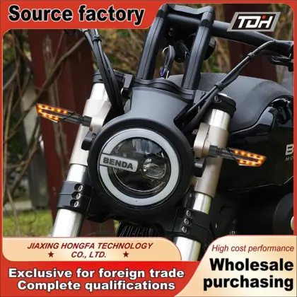 Sleek 9-LED Motorcycle Light