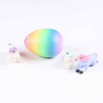 Игрушки яиц вылупляются единорогами
