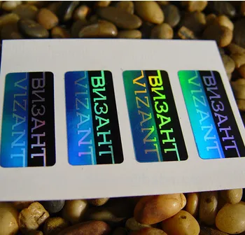 Scratch QR sequence number hologram sticker