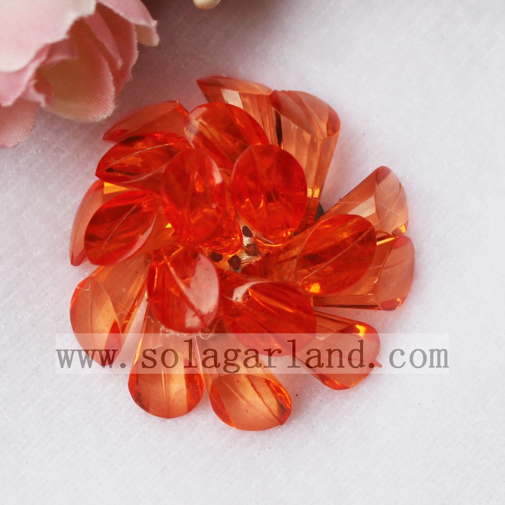 Acrylic Beading Decorative Flowers