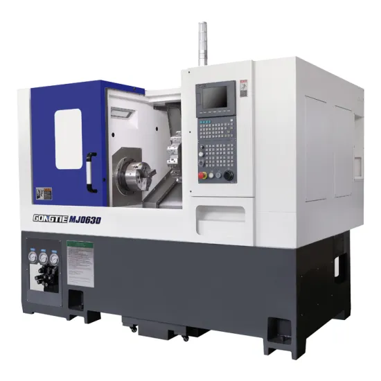 High Precision Electric Spindle Hydraulic Chuck Turret Turning Center Slant Bed CNC Metal Lathe