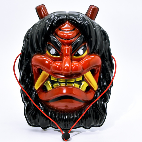 Máscara tradicional japonesa de PVC Red Oni Demon