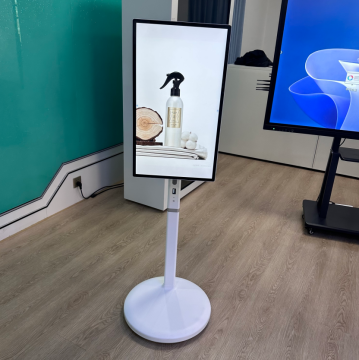 Pantalla inteligente móvil portátil de 32 pulgadas con batería