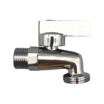 High Quality Brass Polished Chrome Plated Garden Outdoor Ball Valve Faucet Bibcock