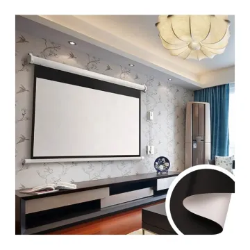 2.50M x 3.20M White Movie Screen Projection Fabric - High-Quality Projection Screen Material