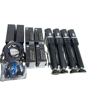 高速軸線形アクチュエーター250mm/s 2500Nサーボモーターキットレースゲーム用