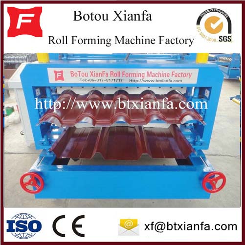 Color Coil Roof Automatic Profile Double Layer Machine