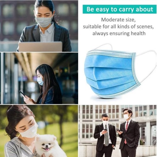 Disposable Nonwoven 3ply Surgical Face Mask