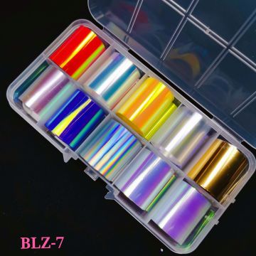 Nail Art Charms: Fluorescent Starry Sky Transfer Paper