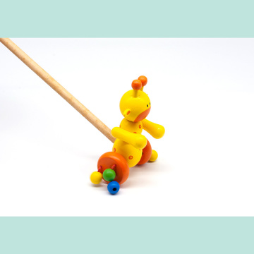 Juguetes de madera para niños de 2 años, ferrocarril de madera de juguete.