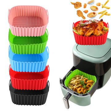 Multi-Size Food Grade Square Air Fryer Silicone Liners