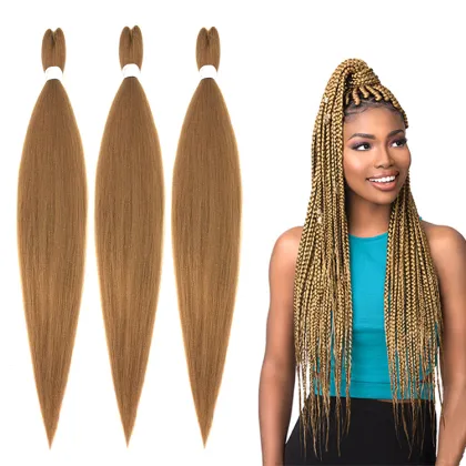 Pre Stretched Braiding Hair Extensions Wholesale Price Prestreched Synthetic Fiber Braiding Hair Jumbo Hair Braids For Women