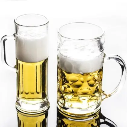 amstel craft frosted pilsner beer glass glasses