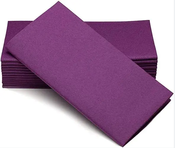 Serviettes de couleur super absorbante jetables