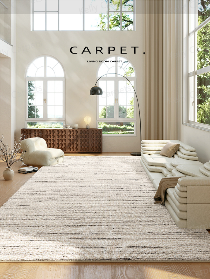 Японский минималистский ковер в гостиной