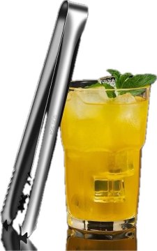 Stainless Steel Ice Tongs for Drinks and Bars