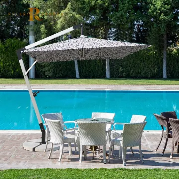 RULER Garden Sunshade Cantilever Umbrella