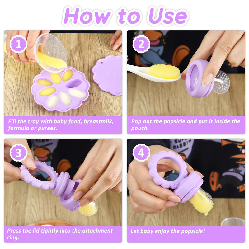 silicone food feeder ice tray MFZ-E024