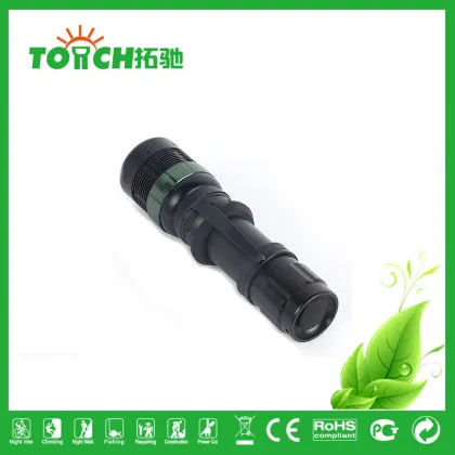 bicycle torch long focus beam adjustable torch for outdoor bicycle riding