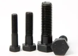 BLACK ZINC PLATED HEX BOLTS