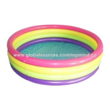 4-ring Pool, Made of Non-phthalate PVC or ATBC, OEM Orders Welcomed