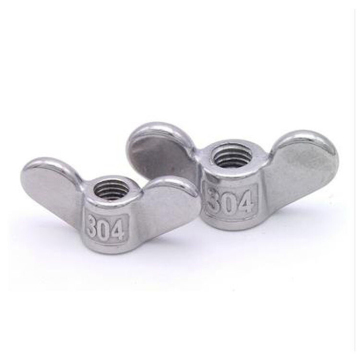 Customizable Color Powder-Coated Iron and Metal DIN 315 Butterfly Nuts in Metric Hex Nut Sizes: Stainless Steel, Brass, and Water-Plated Steel