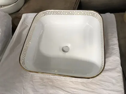 Factory Wholesale Household Bathroom Rectangle Undercounter Sink Basin