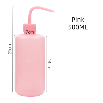 Chemiereinigungsflaschen für Wimpernanlage - 1000, 250, 500, 150 ml Tattoo Waschspülung Squeeze Flasche