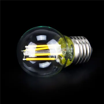 UL PSE marked 220V dimmable 2700K filament E27 LED G45 bulb, G45 LED