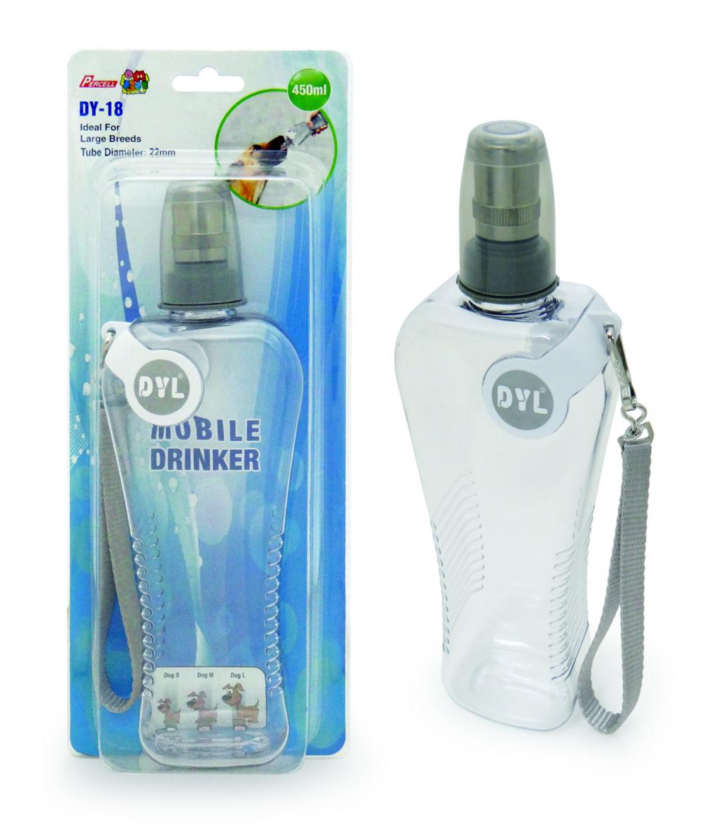 Bouteille d&#39;eau portable Percell pour animaux de compagnie - 450 ml