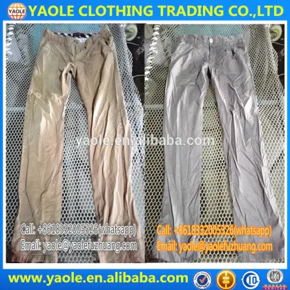 korea used clothing men cotton pants bulk used clothing